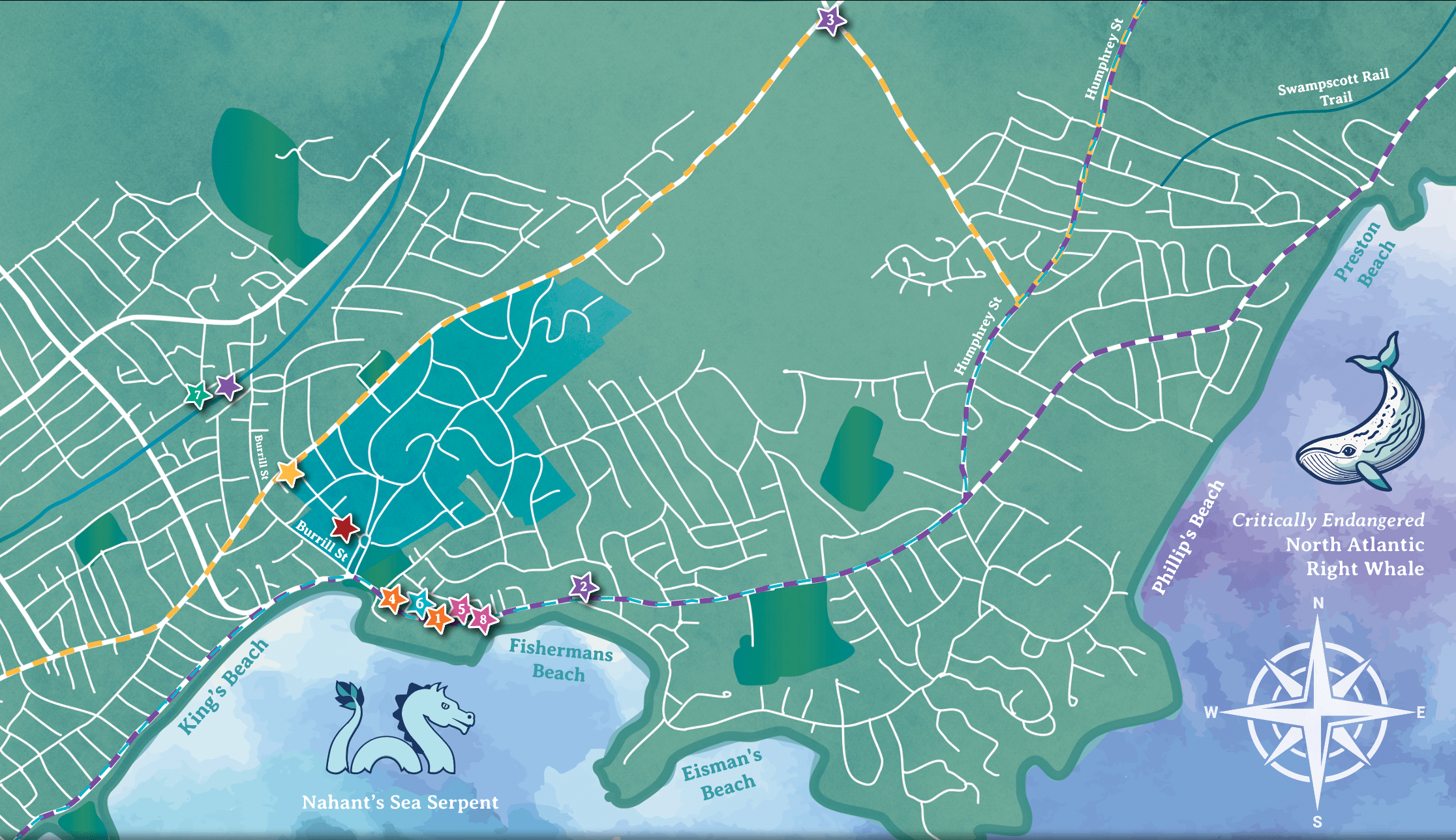 Seaside Swampscott Map